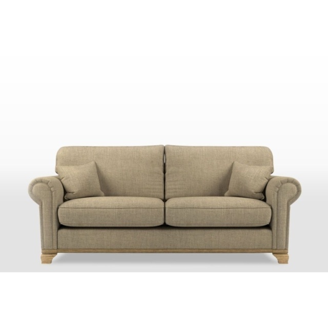 Wood Bros Lavenham Formal Back Large 4 Seater Sofa - Kendal Fabric - image 1