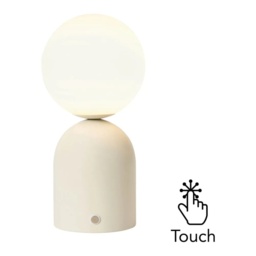 BHS USB-C Rechargeable Table Lamp - White