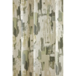 Sundour Bamford Abstract Lined Eyelet Curtains - Fennel - W 66 x D 90 - thumbnail 4