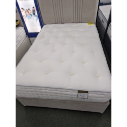 Highgrove Belvedere 3000 Mattress and Divan Set With Headboard - 120cm Small Double - Side Lift Ottoman - Floor Standing Headboard - thumbnail 3