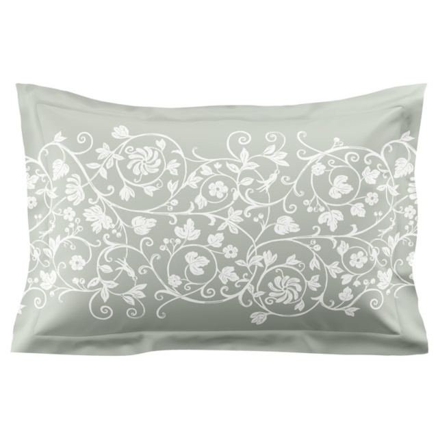 Historic Royal Palaces Tudor Trail Oxford Pillowcase Pair - Sage - image 1