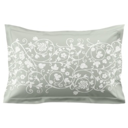 Historic Royal Palaces Tudor Trail Oxford Pillowcase Pair - Sage - thumbnail 1