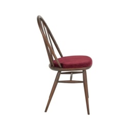 Ercol Windsor Upholstered Dining Chair - Fabric Grade U - thumbnail 3