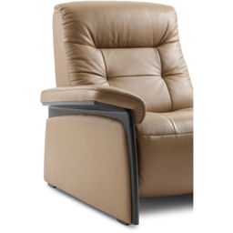 Stressless Mary 2 Seater Power Recliner Sofa With Wooden Arms - Noblesse Leather - thumbnail 5