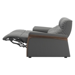 Stressless Mary 2 Seater Power Recliner Sofa With Wooden Arms - Noblesse Leather - thumbnail 3