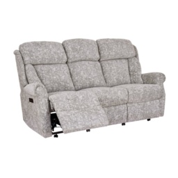Celebrity Ashfield 3 Seater Recliner Sofa - Aquaclean Fabric - Single Motor with Headrest and Lumbar - thumbnail 3