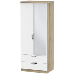 Cambourne Cam062 Double Gents Wardrobe With Mirror Door - Finish - thumbnail 6