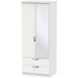 Cambourne Cam062 Double Gents Wardrobe With Mirror Door - Finish - thumbnail 2