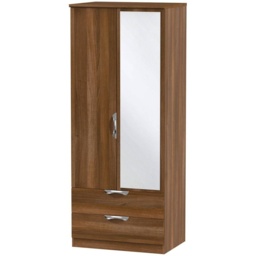 Cambourne Cam062 Double Gents Wardrobe With Mirror Door - Finish - thumbnail 3