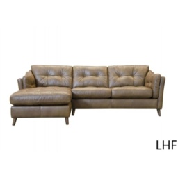 Gabriel Chaise 3 Seater Sofa - Leather Grade A - RHF - thumbnail 3