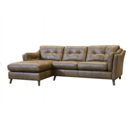 Gabriel Chaise 3 Seater Sofa - Leather Grade A - RHF - thumbnail 5