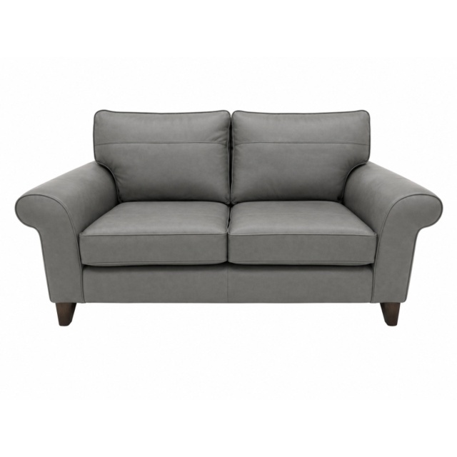 The Lounge Co Penelope 2.5 Seater Sofa in Dallas Charcoal Leather - image 1