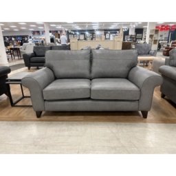 The Lounge Co Penelope 2.5 Seater Sofa in Dallas Charcoal Leather - thumbnail 4