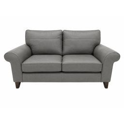 The Lounge Co Penelope 2.5 Seater Sofa in Dallas Charcoal Leather - thumbnail 1