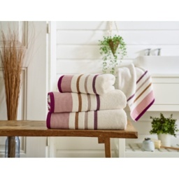 Deyongs Portland Stripe Supersoft Towel - Jewells - Hand Towel - thumbnail 1