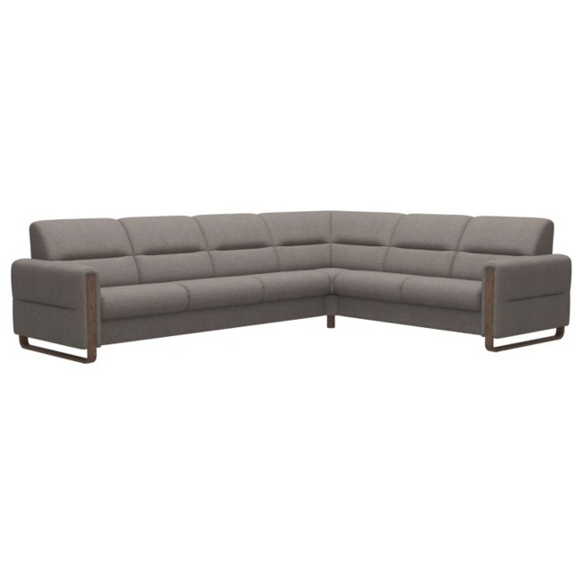 Stressless Fiona Fabric 6 Seater Corner Sofa 2 Seats 3 Seats - 2 x Steel Arms - image 1