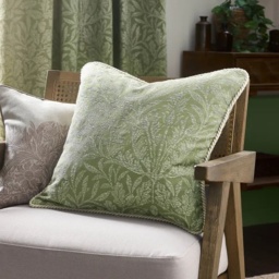 Morris and Co Acorn Tonal Feather Cushion 50cm - Sage - thumbnail 1
