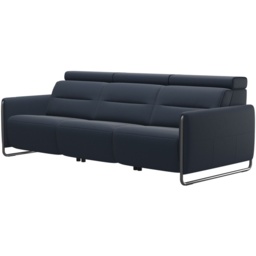Stressless Emily 3 Seater Sofa With Steel Arms - Velaro Leather - thumbnail 2