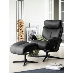 Stressless Magic Chair With Cross Base - Large - Batick Leather - Without Footstool - thumbnail 4
