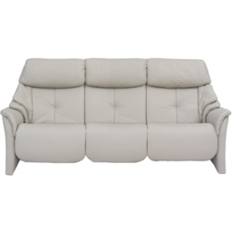 Himolla Chester Fixed 3 Seater Sofa - Leather L22 - Aluminium Feet - thumbnail 5