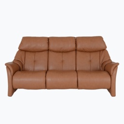 Himolla Chester Fixed 3 Seater Sofa - Leather L22 - Aluminium Feet - thumbnail 2