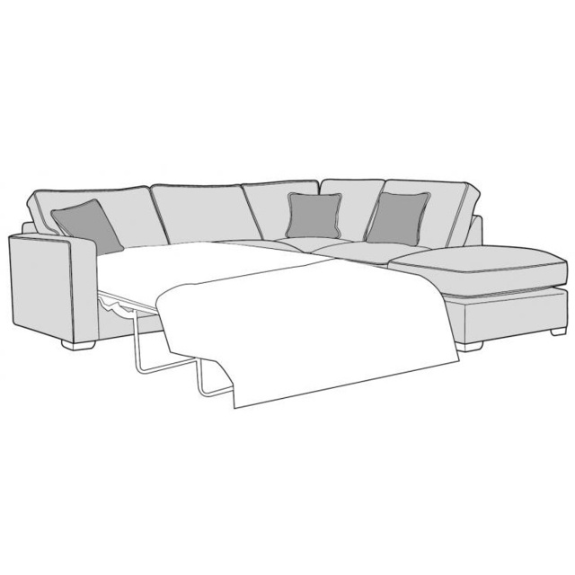 Bertie Standard Back Sofa Bed Corner Group - Fabric Grade B - FST/LFC/R2S - image 1
