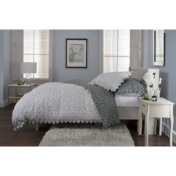 The Lyndon Company Ashling Garden Duvet Set - Green - Super King - thumbnail 2