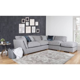 Phoebe 4 Seater Corner Sofa With Footstool - Fabric Grade D - Right Hand Facing RH2/LFC/FST - thumbnail 4