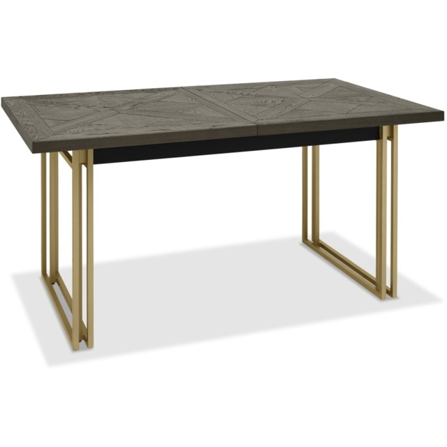 Vancouver Fumed Oak 4-6 Seater Extending Dining Table - image 1