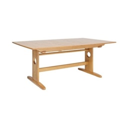 Ercol Windsor 160cm/252cm Extending Dining Table - Wood Finish - thumbnail 2