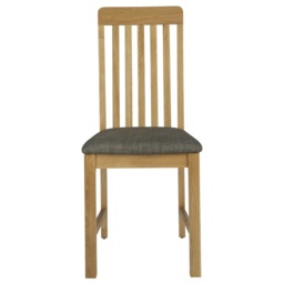 Hardwick Oak Slatted Back Dining Chair - Flat Packed - thumbnail 2