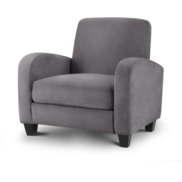 Julian Bowen Vivo Chair - Dusk Grey Chenille - thumbnail 2