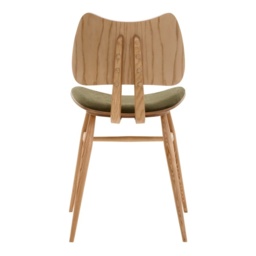 Ercol Upholstered Butterfly Dining Chair - Fabric Grade C - thumbnail 3