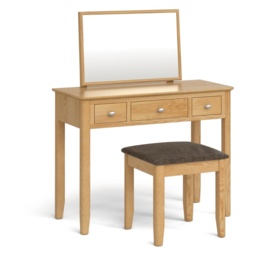 Hardwick Oak Dressing Table Set - thumbnail 2