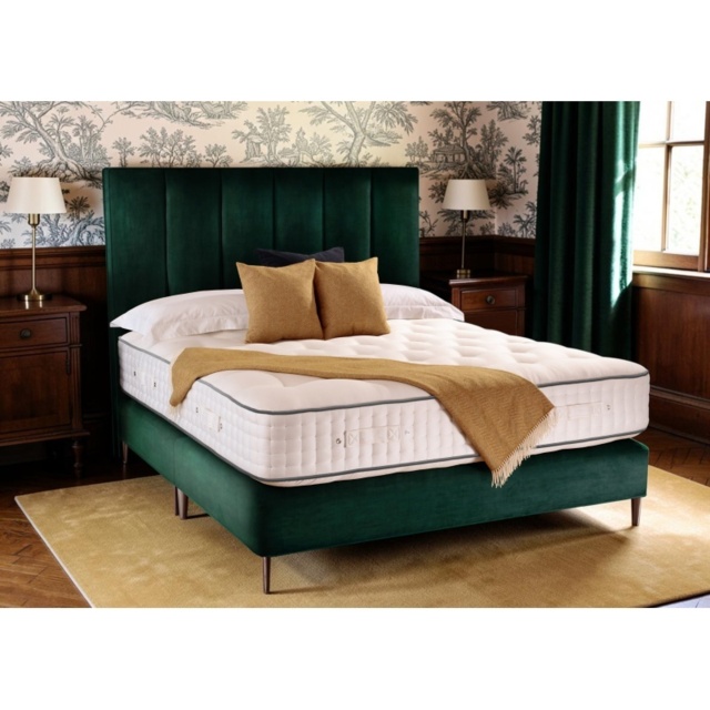 Enchanted House Beds Chagford Mattress and Firm Edge Sprung Divan Set - Large Emperor - 215cm x 215cm Zip and Link - Standard Height - 4 Drawers - image 1