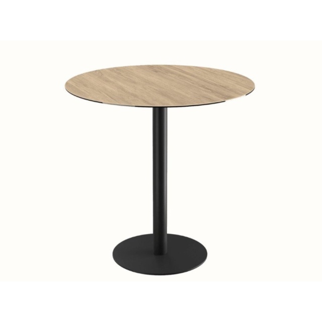 Akante Orlando Bar Table - Light Oak - H 90cm x Dia 75cm