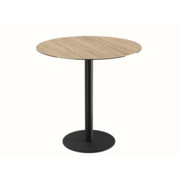 Akante Orlando Bar Table - Light Oak - H 90cm x Dia 75cm