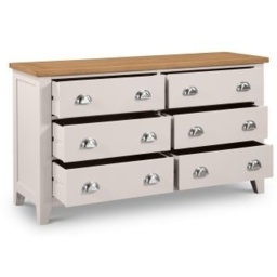 Julian Bowen Richmond 6 Drawer Wide Chest - thumbnail 2