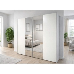 Wiemann Darwin Sliding 2 Door Wardrobe - 150cm - 2 Wooden Doors - thumbnail 7