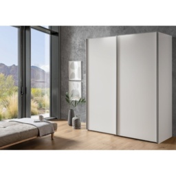 Wiemann Darwin Sliding 2 Door Wardrobe - 150cm - 2 Wooden Doors