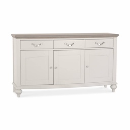 Montreal Wide Sideboard - Grey Washed Oak and Soft Grey - thumbnail 2