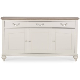 Montreal Wide Sideboard - Grey Washed Oak and Soft Grey - thumbnail 3