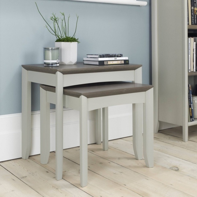 Brampton Grey Nest Of Lamp Tables - image 1