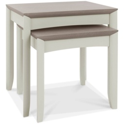 Brampton Grey Nest Of Lamp Tables - thumbnail 2