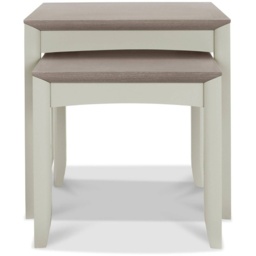 Brampton Grey Nest Of Lamp Tables - thumbnail 3