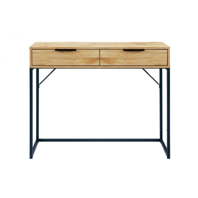 Julian Bowen Bali 2 Drawer Dressing Table/Desk - Light Oak - image 1