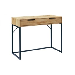 Julian Bowen Bali 2 Drawer Dressing Table/Desk - Light Oak - thumbnail 2