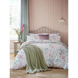 Laura Ashley Aulden Flowers Pillowcase Pair - Lavender Multi - thumbnail 3