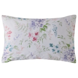 Laura Ashley Aulden Flowers Pillowcase Pair - Lavender Multi - thumbnail 1