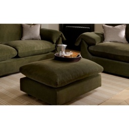 Vogue Williams Bayswater Footstool - Linen Look